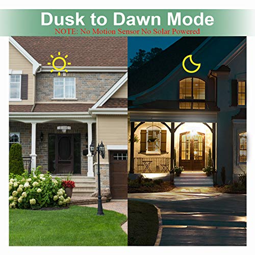 Full Metal Dusk to Dawn Exterior Flood Light - Super Bright Securi...
