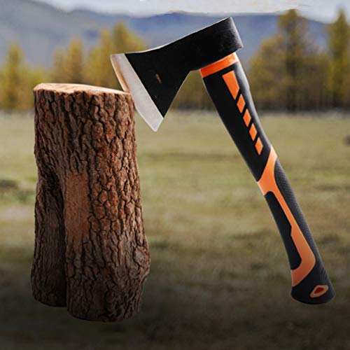 glorousamc Chopping Axe, 15” Camping Outdoor Hatchet for Wood Spli...