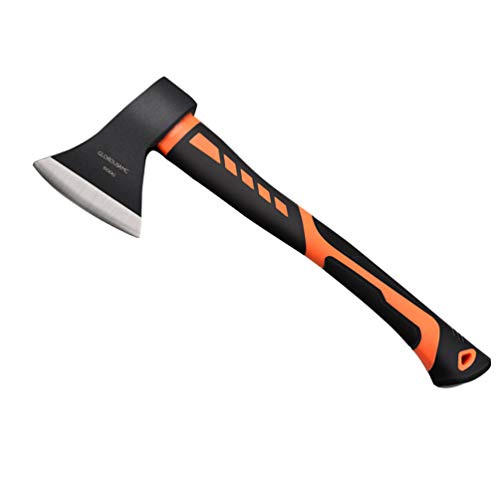 glorousamc Chopping Axe, 15” Camping Outdoor Hatchet for Wood Spli...