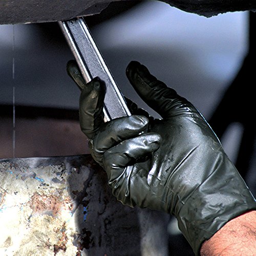 GlovePlus Industrial Black Nitrile Gloves, Box of 100, 5 mil, Size...