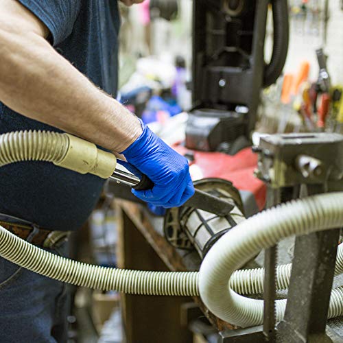 AMMEX Gloveworks HD Industrial Royal Blue Nitrile Gloves with Diam...