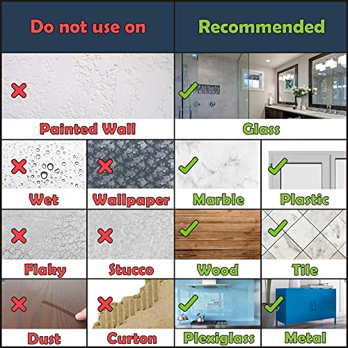 GLUIT Adhesive Hooks for Hanging Heavy Duty Wall Hooks 22 lbs Self...