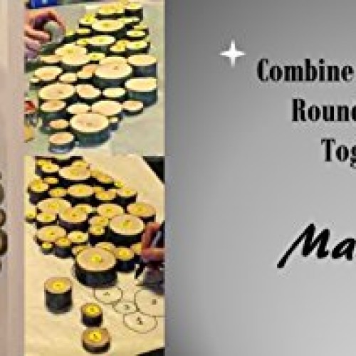 Gmark Natural Wood Slices 1-1.5 Unfinished Round Discs 50 ct, Tr...