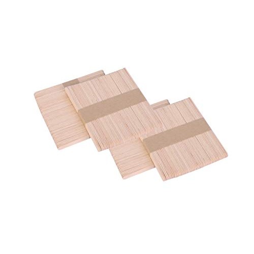 Gmark Wooden Craft Sticks 200 counts Natural Wood Color Food Grade...