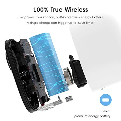 GMK Security Cameras Wireless Outdoor, 1080P Color Night Vision AI...