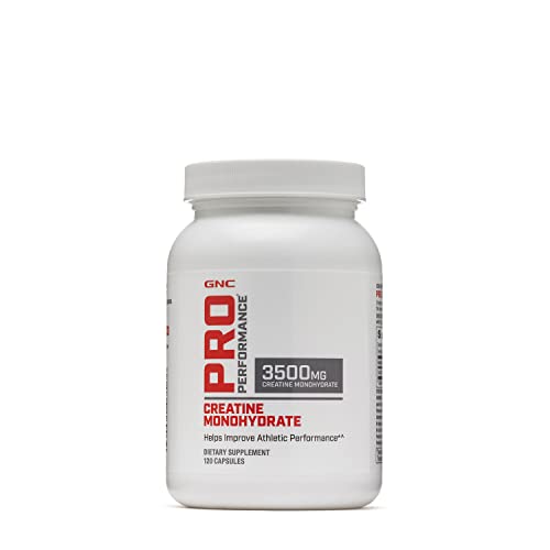 GNC Pro Performance Creatine Monohydrate 3500mg - 120 Capsules, He...
