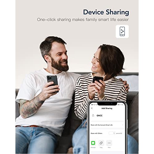 Smart Plug GNCC, Alexa Smart Plugs That Work with Alexa and Google...
