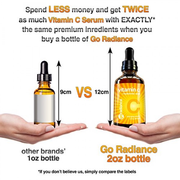Best Vitamin C Serum for Face 2018. DOUBLE the Size of All Other V...