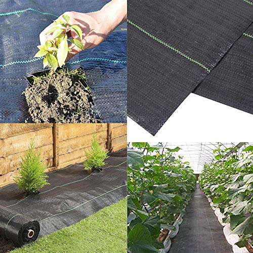 Goasis Lawn Weed Barrier Control Fabric Ground Cover Membrane Gard...
