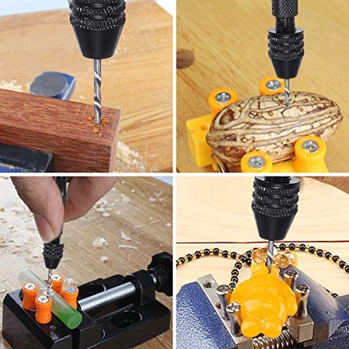 Hand Drill Bits Set 26pc GOCHANGE Hand Drill Set Precision Pin Vis...