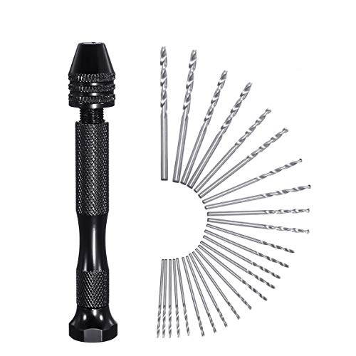 Hand Drill Bits Set 26pc GOCHANGE Hand Drill Set Precision Pin Vis...