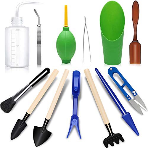 godehone 13PCS Succulent Tools Set, Mini Garden Hand Tools Set for...