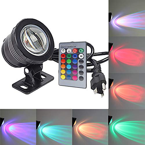 GOESWELL Submersible Pond Lights LED Underwater 2Pack,Water Founta...