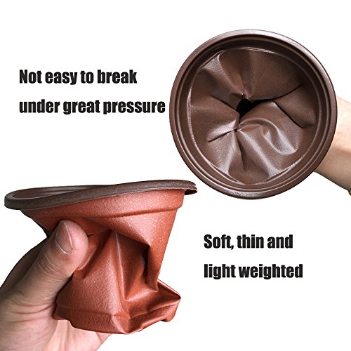 Plastic Nursery Plant Pot 100 Pack Flower Seedling Starter Pots fo...