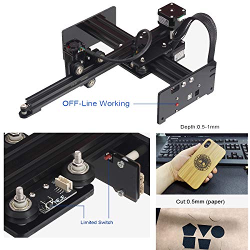 Laser Engraver 7000mW Portable Laser Engraving Machine Mini Carver...