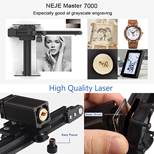 Laser Engraver 7000mW Portable Laser Engraving Machine Mini Carver...