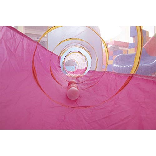 GOJOOASIS 4pcs Baby Tunnel and Tent Pop Up Kids Play Tent w/ Crawl...