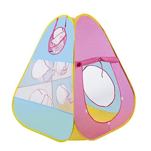 GOJOOASIS 4pcs Baby Tunnel and Tent Pop Up Kids Play Tent w/ Crawl...