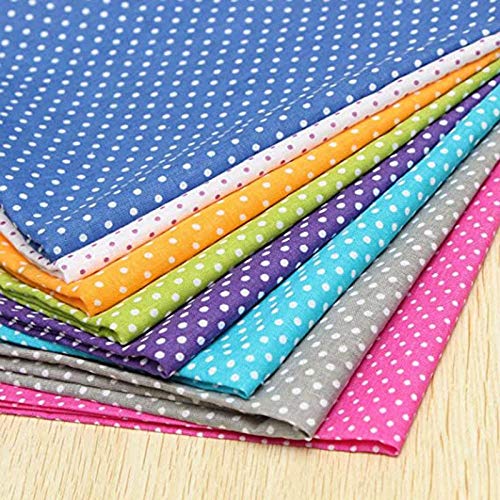 Gokeop 8Pcs Cotton Fabric Squares for DIY, 10 x 10 25cm×25cm...