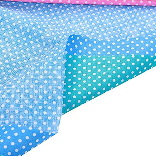 Gokeop 8Pcs Cotton Fabric Squares for DIY, 10 x 10 25cm×25cm...