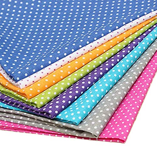 Gokeop 8Pcs Cotton Fabric Squares for DIY, 10 x 10 25cm×25cm...