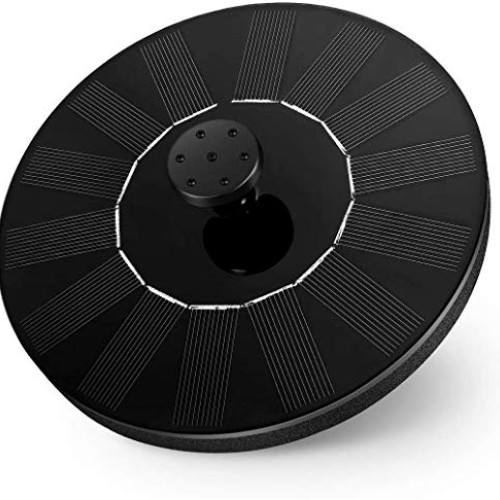 Solar Fountain Pump, Free Standing 1.4W Bird Bath Fountain Pump fo...
