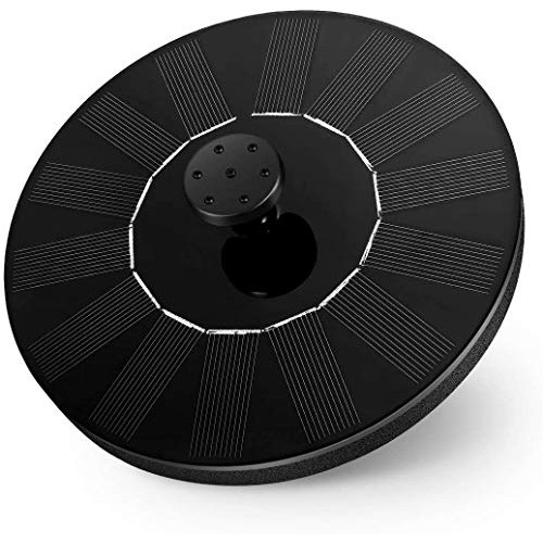 Solar Fountain Pump, Free Standing 1.4W Bird Bath Fountain Pump fo...