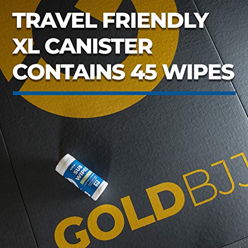 Gold BJJ Jiu Jitsu Wipes XL 45 Count Tea Tree Oil Face and Body ...