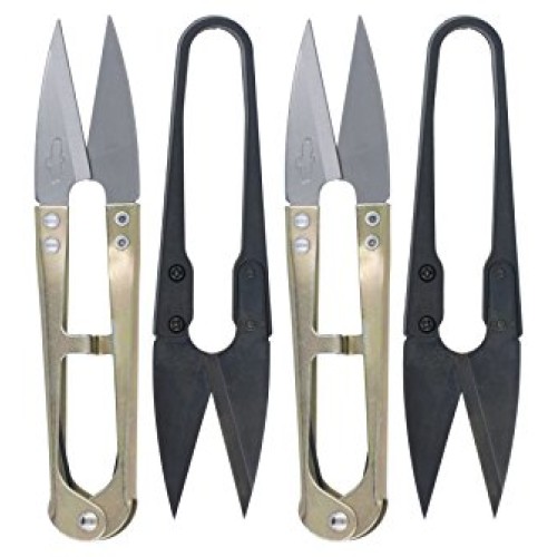 Double Sharp Quick-Clip Lightweight Thread Clippers Trimming Sciss...