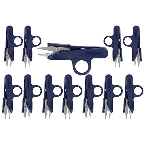Sharp Point Quick-Clip Lightweight Thread Snippers 12 Piece Pack