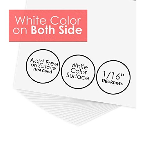 Golden State Art, 10-Pack, 11x14 Backing Boards for Picture Framing