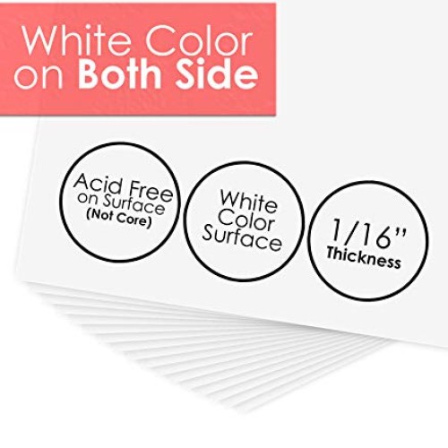 Golden State Art, 10-Pack, 11x14 Backing Boards for Picture Framing