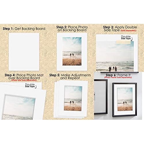 Golden State Art, 10-Pack, 11x14 Backing Boards for Picture Framing