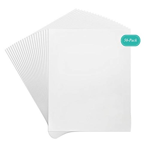 Golden State Art, Pack of 50, 8x10 Inch White Backing Boards