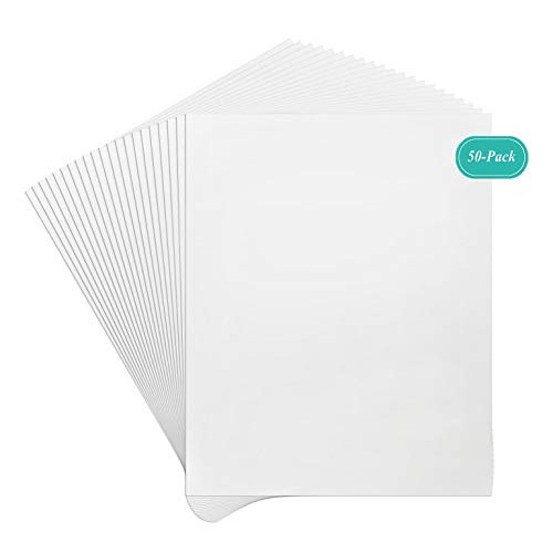 Golden State Art, Pack of 50, 8x10 Inch White Backing Boards