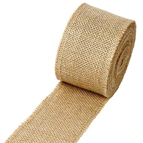Goldenvalueable 3 Wide Burlap Fabric Craft Ribbon On Spool 10 Yards
