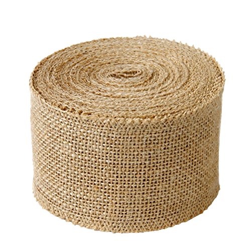 Goldenvalueable 3 Wide Burlap Fabric Craft Ribbon On Spool 10 Yards