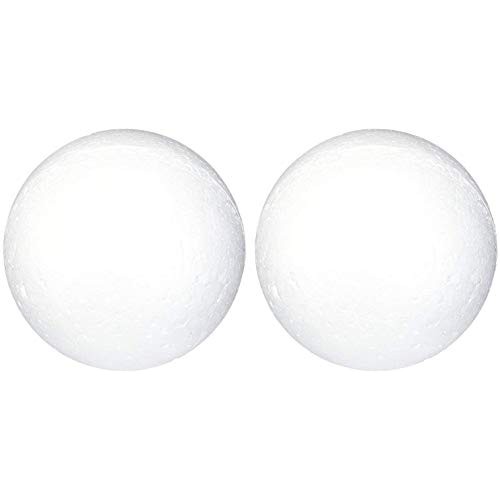 Goldenvalueable Smooth Foam Balls Craft Supplies 6 Inch 2 Pieces
