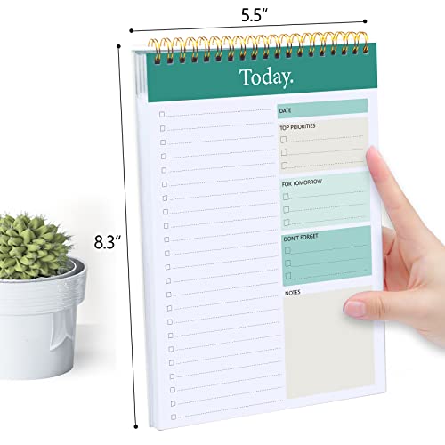 To Do List Notepad - Daily Planner Notepad Undated 52 Sheets Tear ...