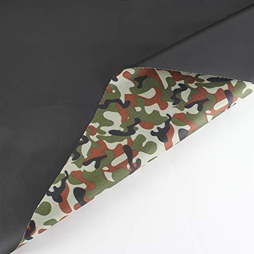 Camo Canvas Waterproof Fabric by The Yard, Outdoor Camper Tent Awn...