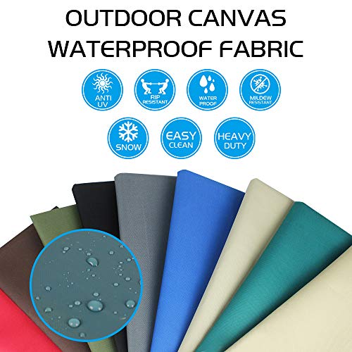 Waterproof Outdoor Canvas Awning Fabric 600 Denier 100% Polyester ...