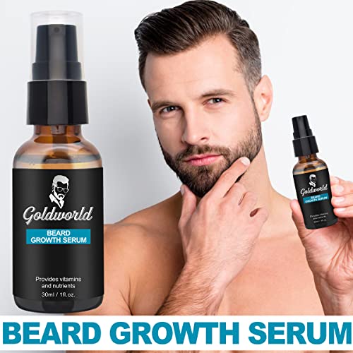 Beard Kit,Beard Growth Kit,Beard Grooming Kit w/Beard Wash/Shampoo...