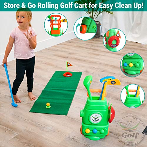LAB Tested - Premium Kids Golf Clubs 3-5 - Kids Golf Set - Toy G...