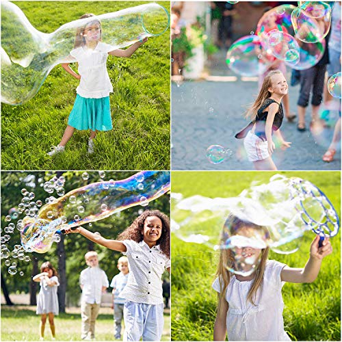 26 Pack Bubble Wands Assortment Toy Set Giant Bubble Wands Large B...