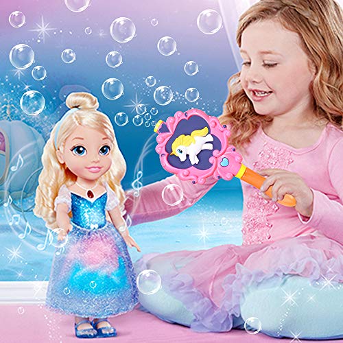 Unicorn Bubble Machine for Kids Bubble Wand Automatic Bubble Blowe...