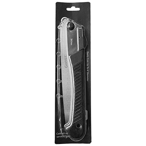 gonicc Professional Folding Hand Saw with 9.4 Inch Curved SK-5 Bla...