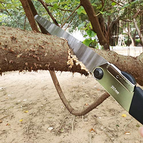 gonicc Professional Folding Hand Saw with 9.4 Inch Curved SK-5 Bla...
