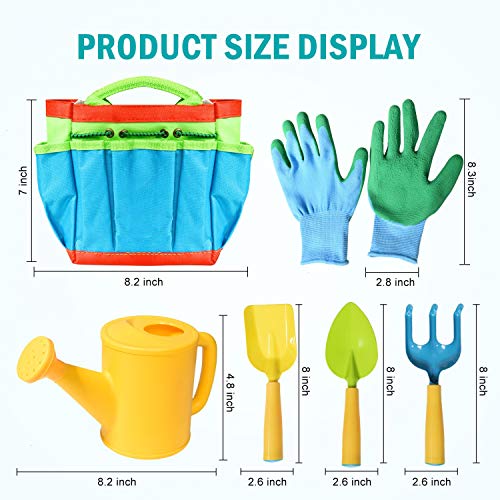 Gonioa Kids Gardening Tool Set, All in One Garden Toys Set Includi...