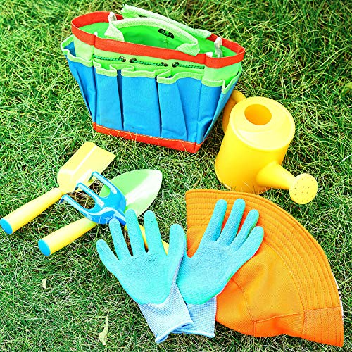 Gonioa Kids Gardening Tool Set, All in One Garden Toys Set Includi...