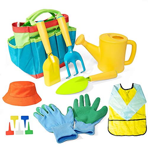 Gonioa Kids Gardening Tool Set, All in One Garden Toys Set Includi...